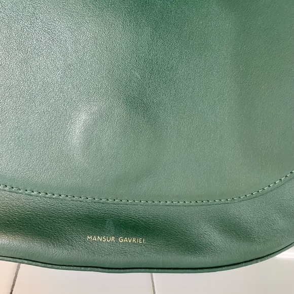 Mansur Gavriel Small Shoulder/Crossbody Bag Green - Picture 14 of 16